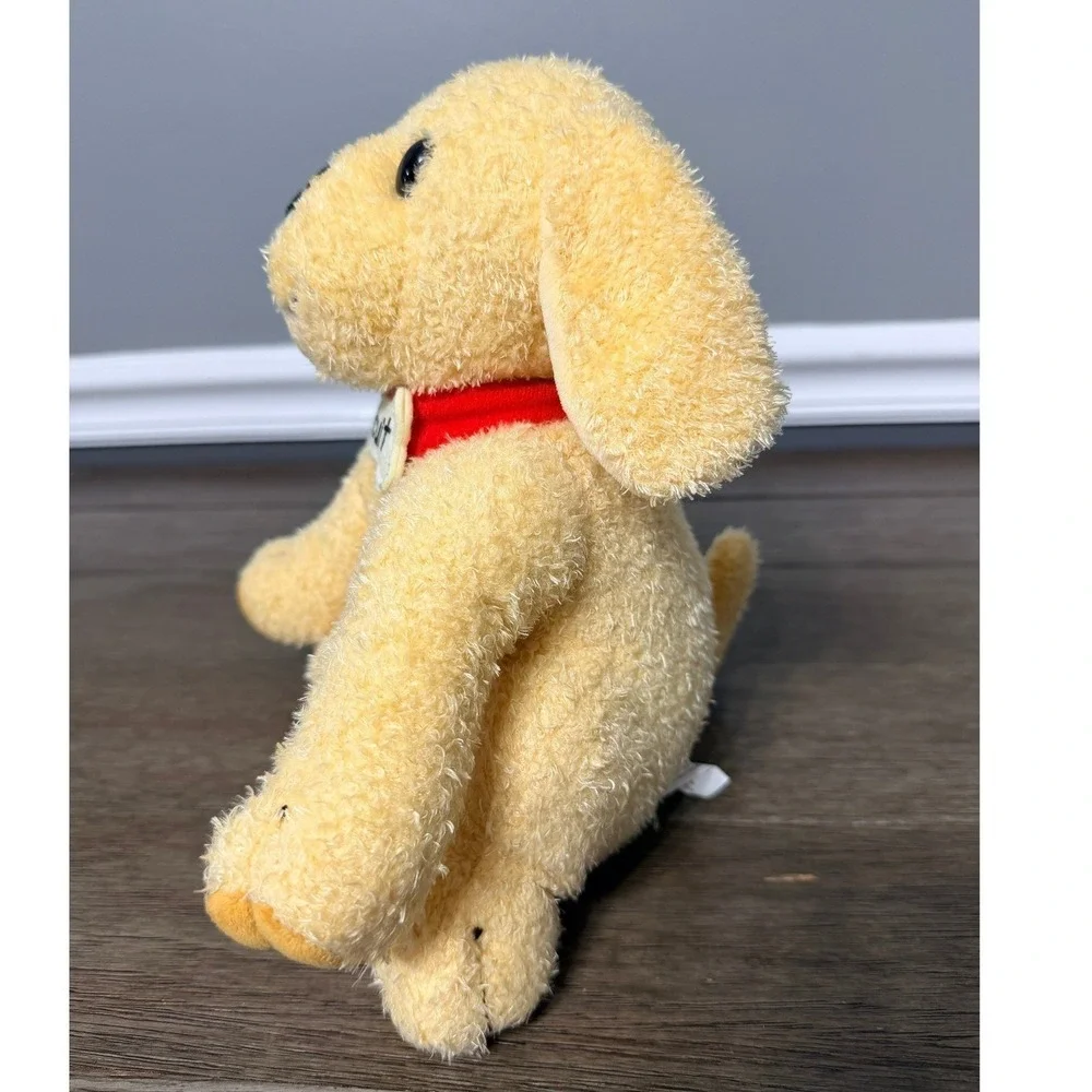Biscuit the Dog Plush Stuffed Animal Red Collar Bone Tag 2016 Kids Toy 9